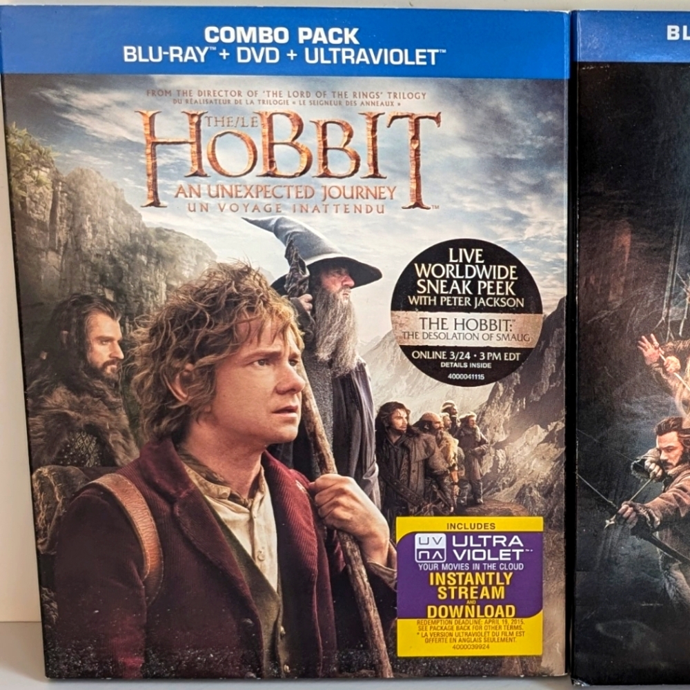 4/$20. The Hobbit: An Unexpected Journey - Blu-ray - Brand New Sealed